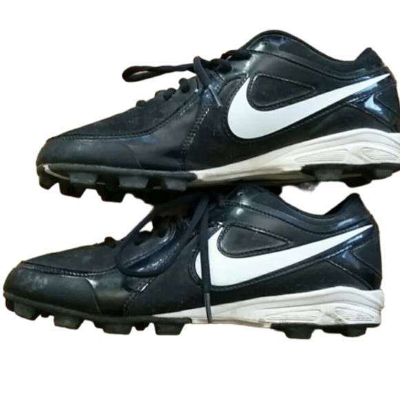 Nike MVP Keystone Mens Size 7.5‎ Black Cleats - Picture 1 of 9